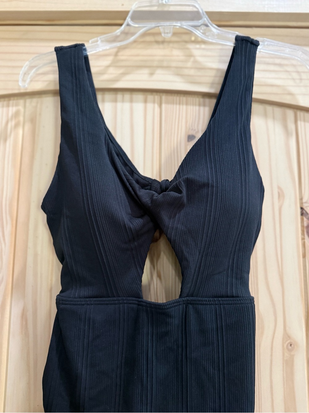 Target Black Twist Front One-Piece Maternity Swimsuit - Picture 4 of 9